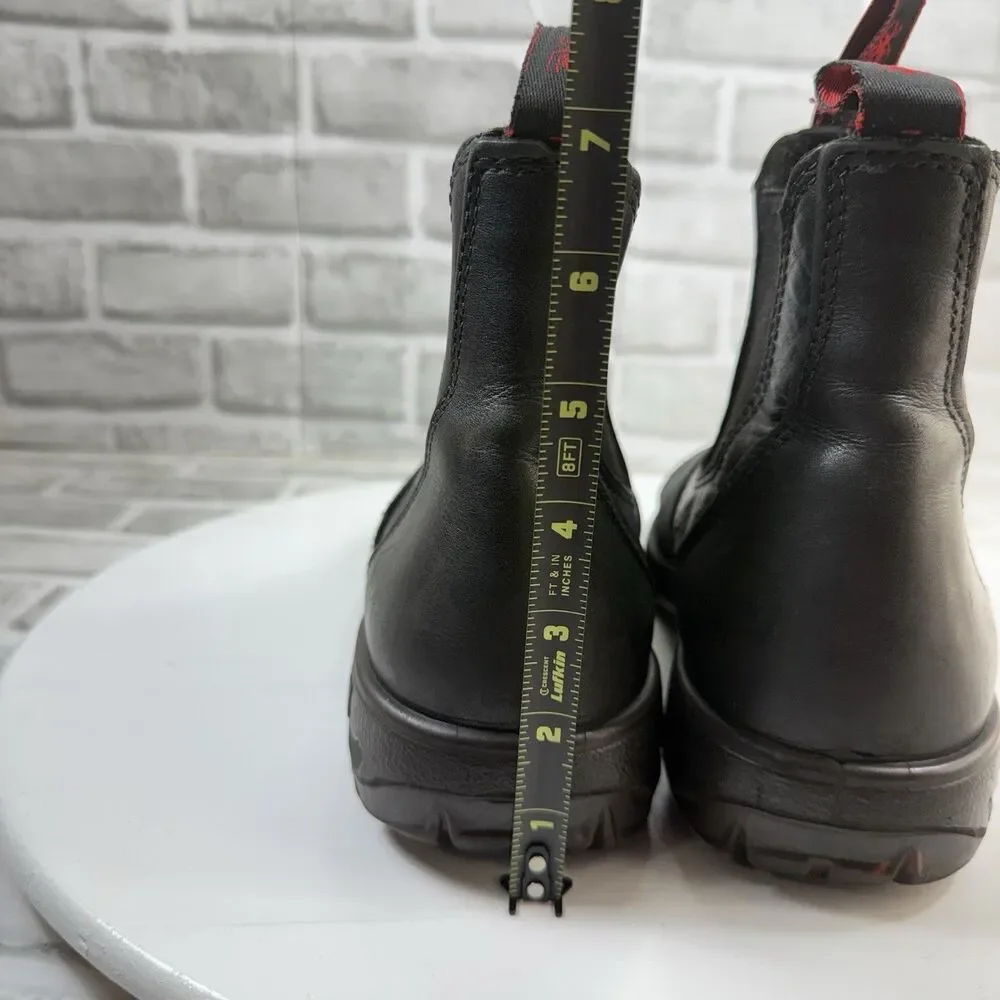 REDBACK BOBCAT UBBK SOFT TOE BOOTS BLACK OIL KIP - US Size 8.5 Men Black Leather